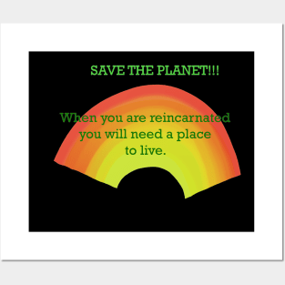 Save the Planet Posters and Art